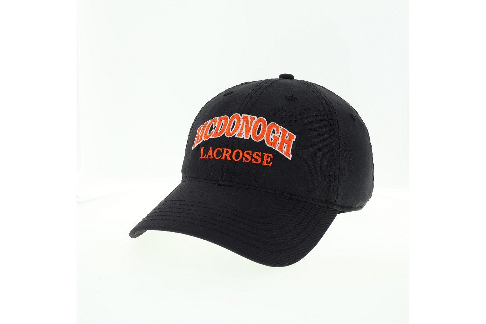 Baseball Cap - Legacy Cool Fit Lacrosse Black | McDonogh