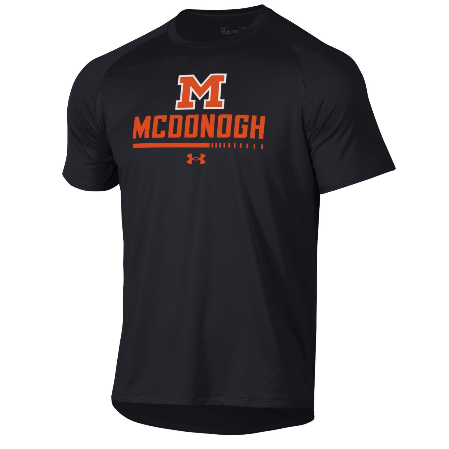 UA S25 Tech Tee-Black | McDonogh School Store